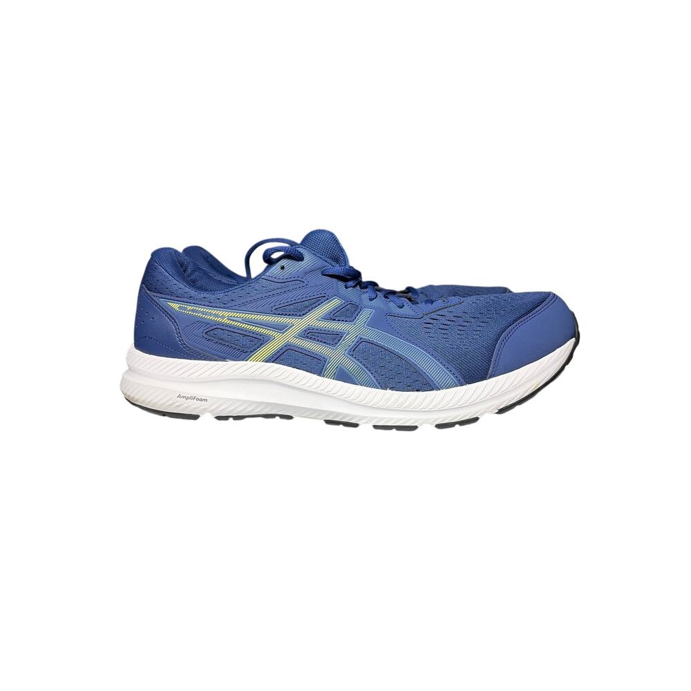 ASICS GEL-Contend 8 running shoes Blue Yellow Ortholite Size 15